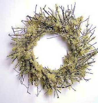 18"Mossy Twig Wreath